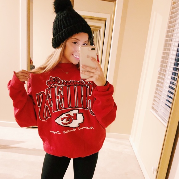 VINTAGE KC CHIEFS SWEATSHIRT - Picture 1 of 4